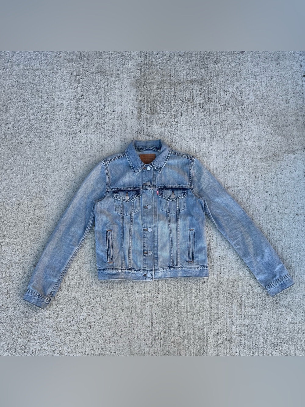 Levi’s Premium Big E Red Tab Trucker Jacket Women’s Small